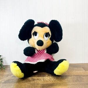 Minnie Mouse Plush Vintage Walt Disney World Souvenir Disneyland 12 Inch